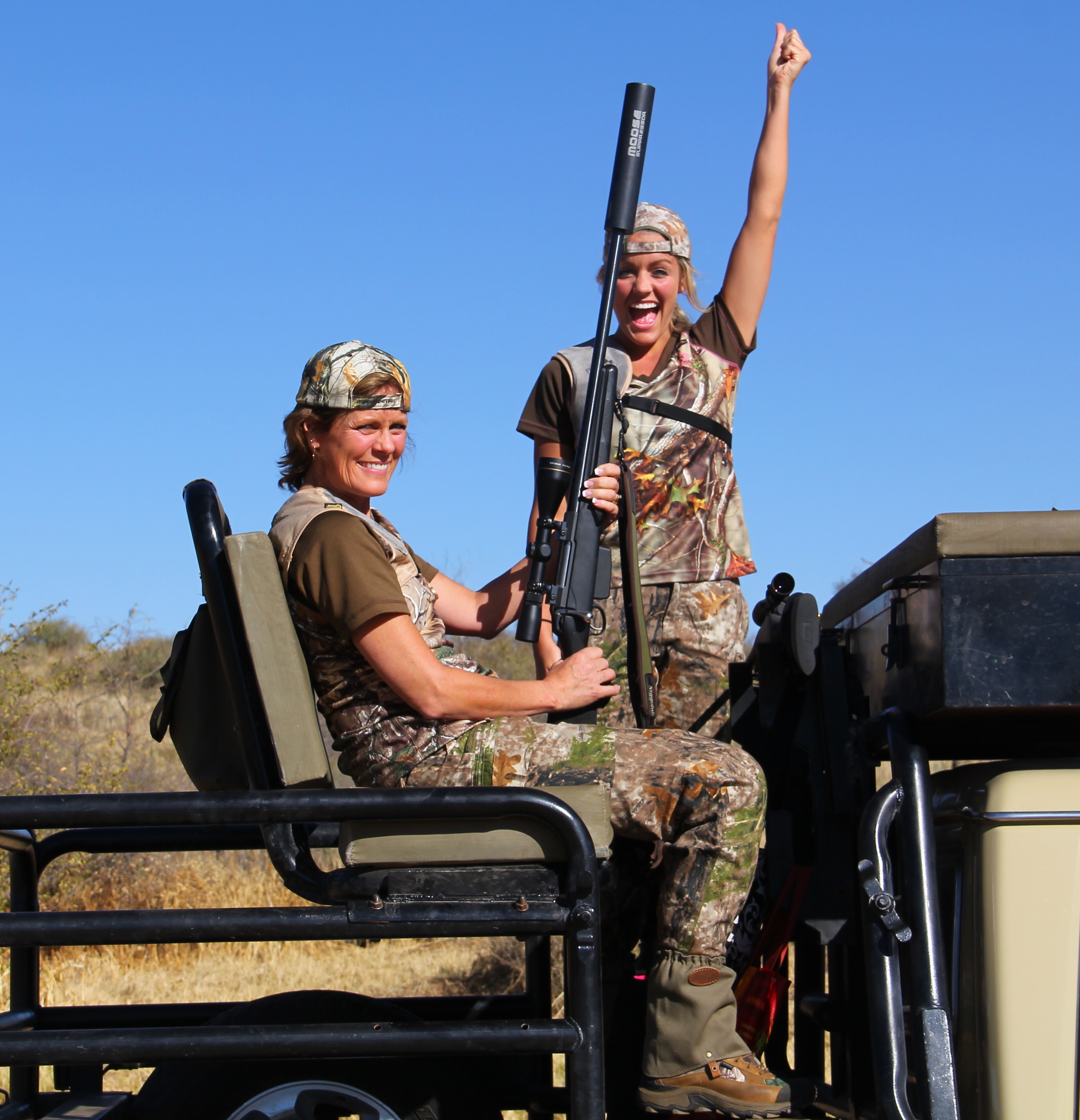 Women hunting in Africa Cindy Danae