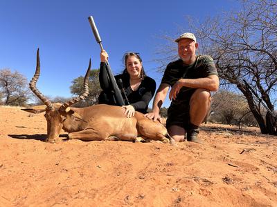 Leané with her Impala and Michael