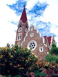 Namibia's famous Christuskirche in Windhoek