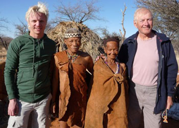 With Kalahari Bushmen in the Kalahari