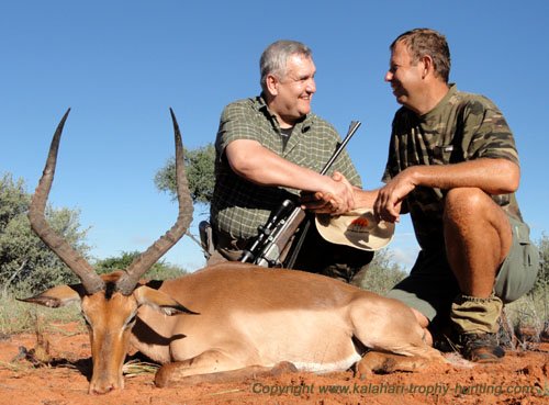 Impala trophy hunting Namibia